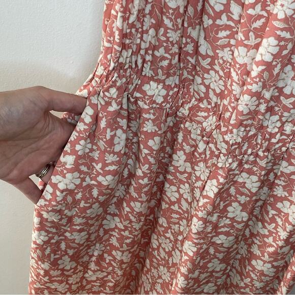 Faherty Renata Floral Jumpsuit Size M - Picture 7 of 10